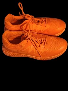 Wanted  Bright Orange Lace-Up Sneakers■ READ BELOW